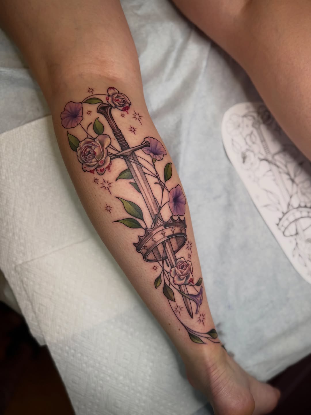 Tattoo by @virginiaswampwitch — realism, fine_line