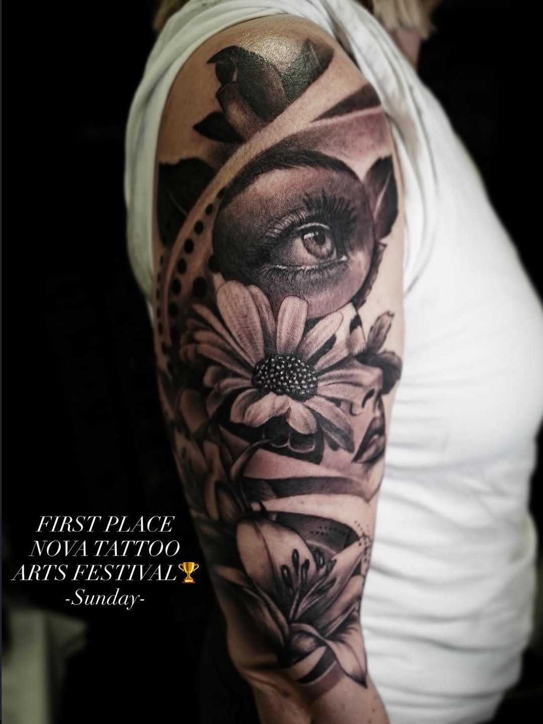 Tattoo by @satchmoe_art — black_and_grey, realism