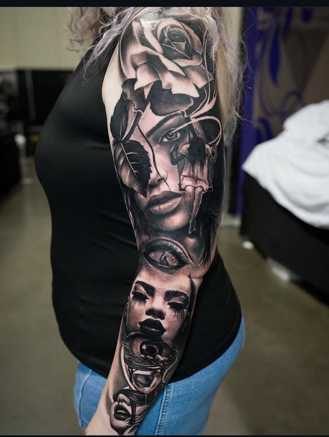 Tattoo by @satchmoe_art — black_and_grey, realism