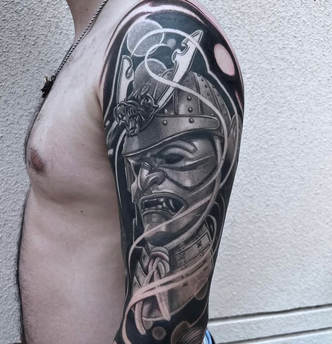 Tattoo by @dannydabstattoos — realism, black_and_grey