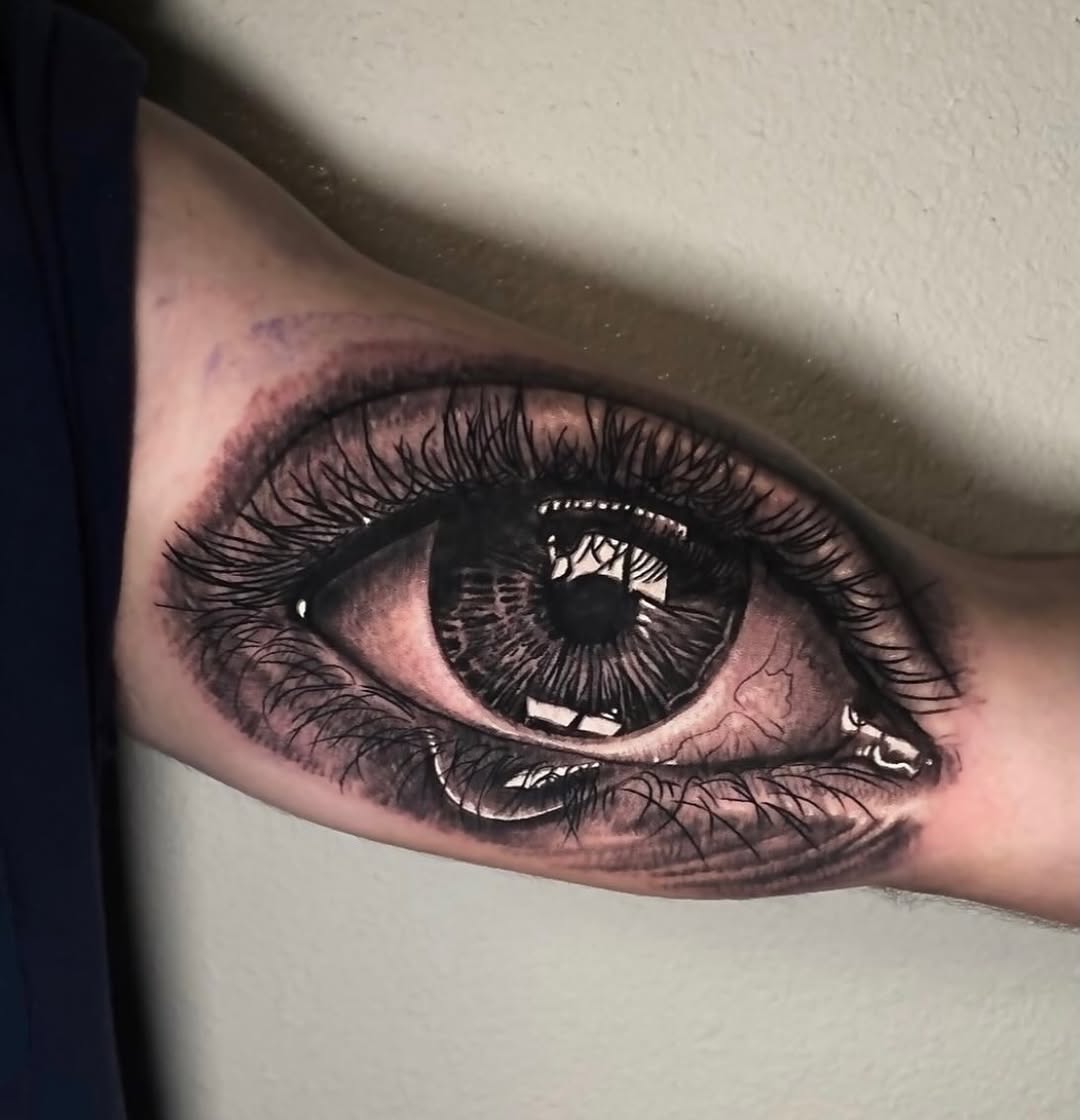 Tattoo by @dannydabstattoos — realism, black_and_grey