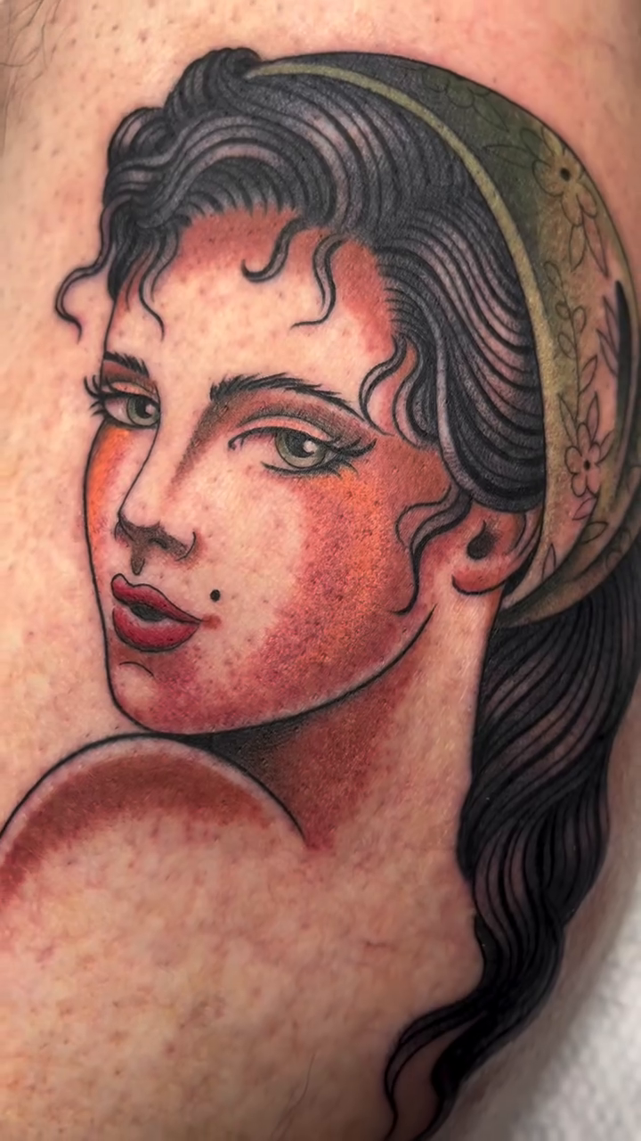 Tattoo by @kaylartattoos — realism, illustrative