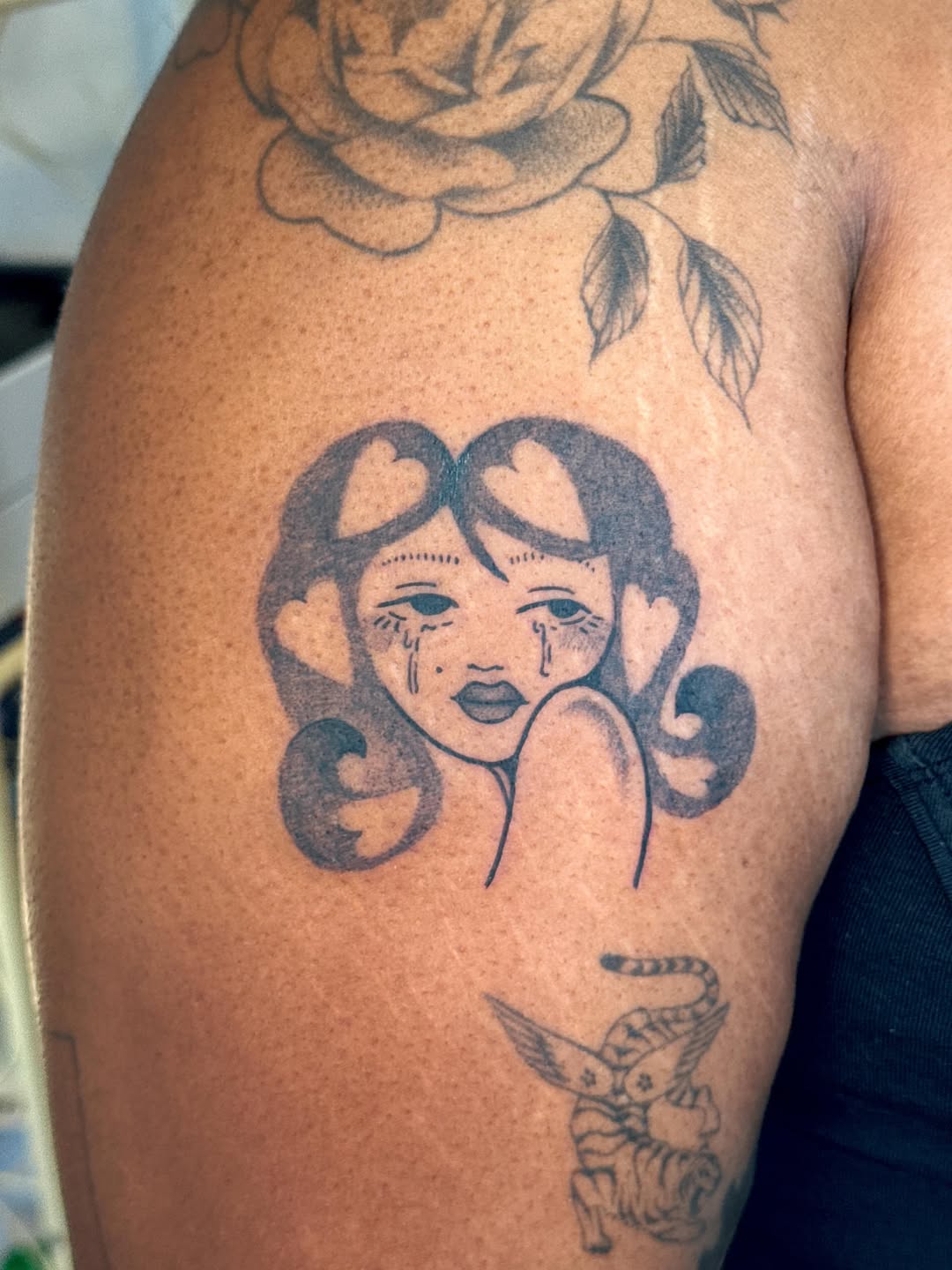 Tattoo by @_jackiesque โ blackwork