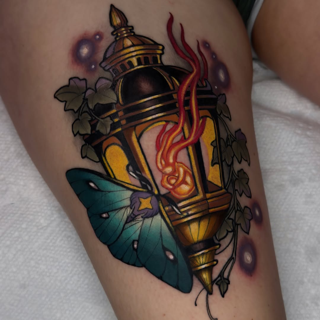 Tattoo by @goldenheartco_tattoos — illustrative, new_school