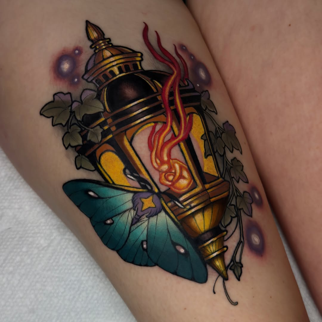 Tattoo by @goldenheartco_tattoos — illustrative, realism
