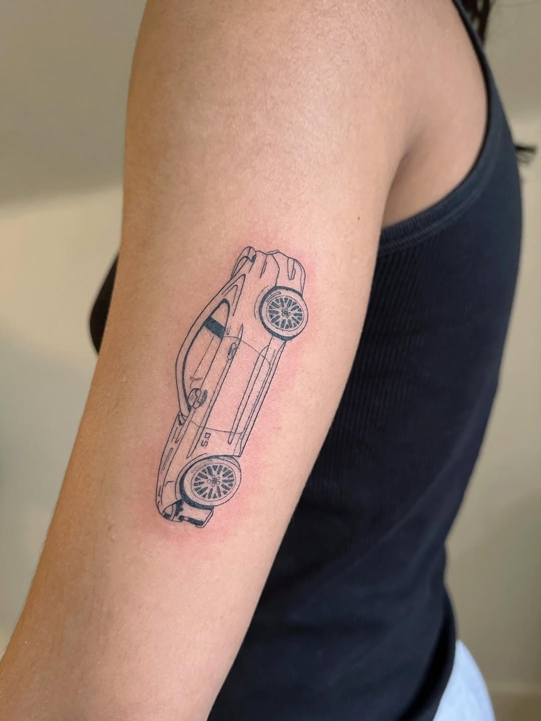 Tattoo by @crybaby.inked.pdx — illustrative, fine_line