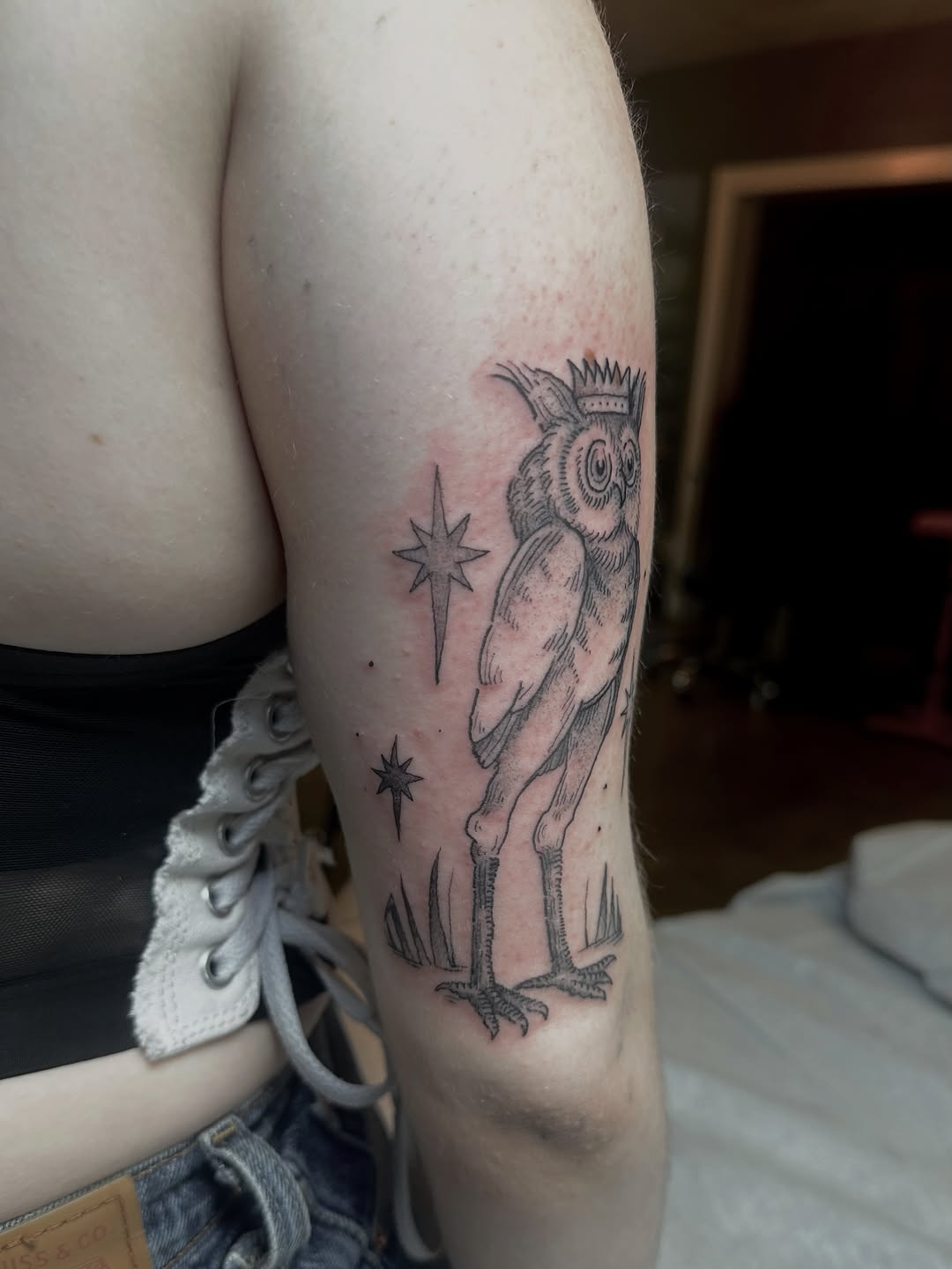 Tattoo by @luisamarigold — illustrative, black_and_grey