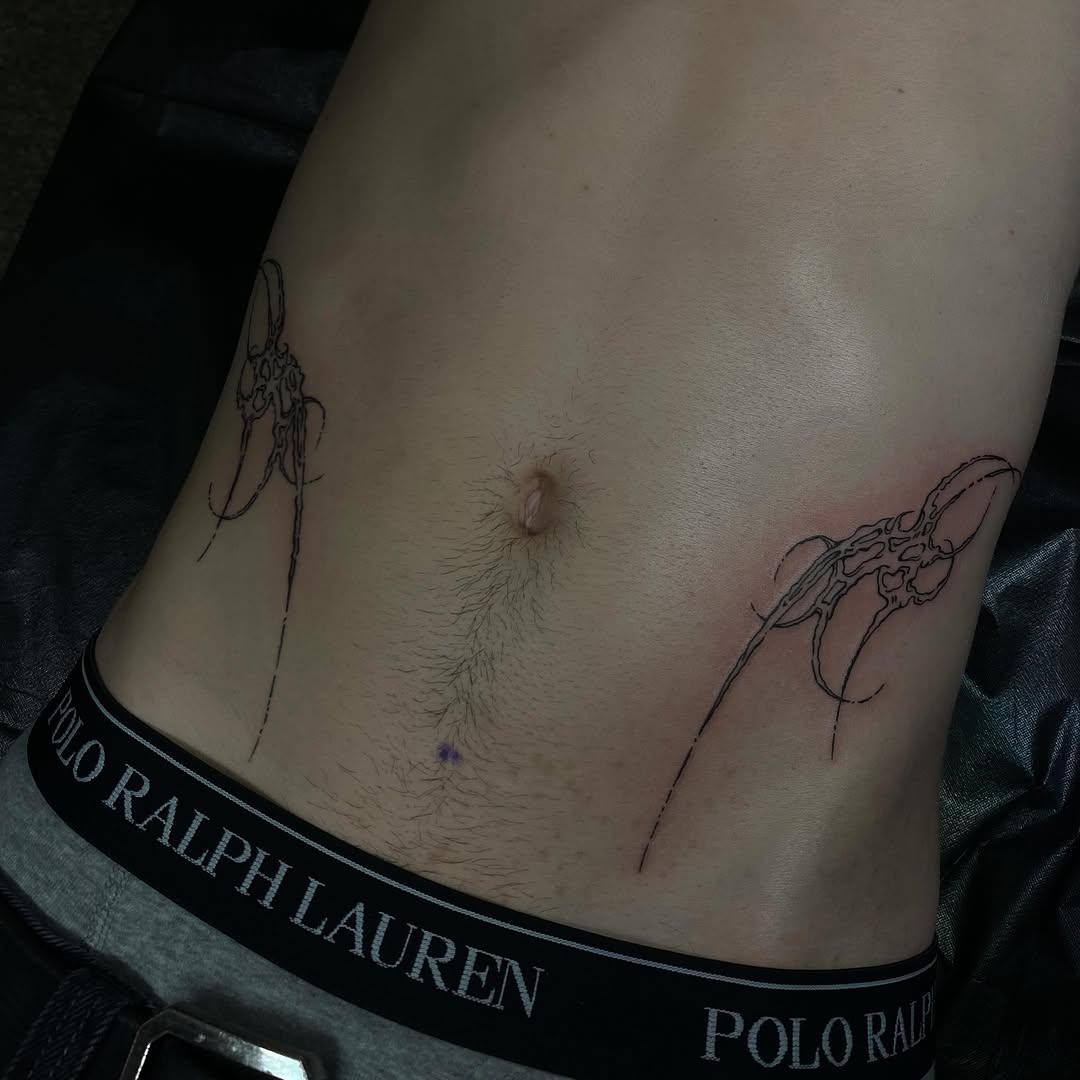 Tattoo by @kamsstudioo β fine_line, illustrative
