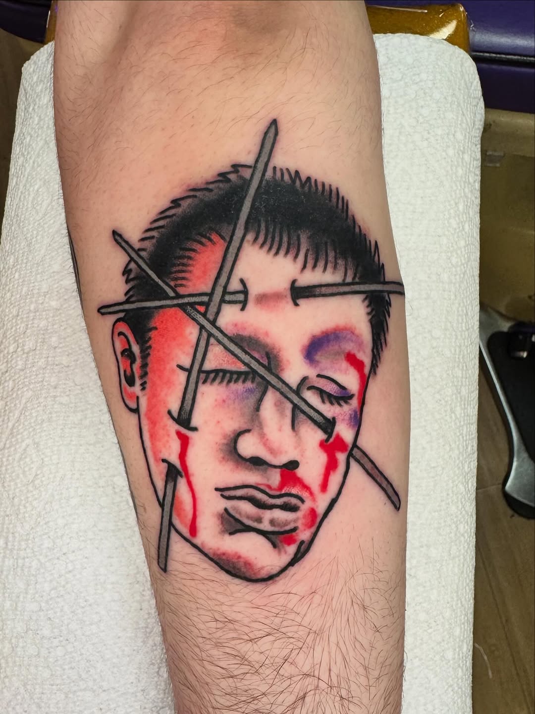 Tattoo by @jeffgrahamtattoo — trash_polka