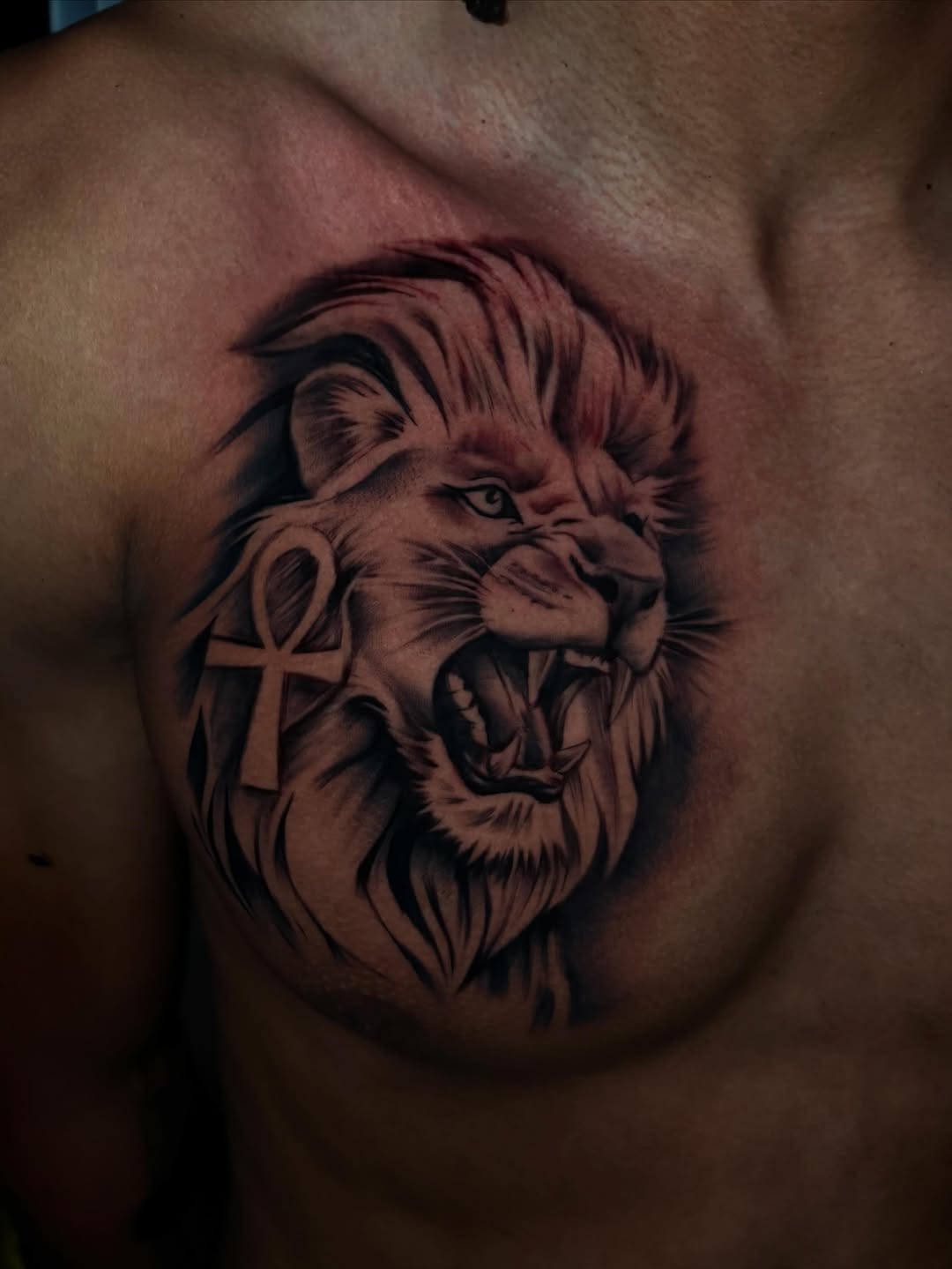 Tattoo by @sincitytattooer — realism, black_and_grey