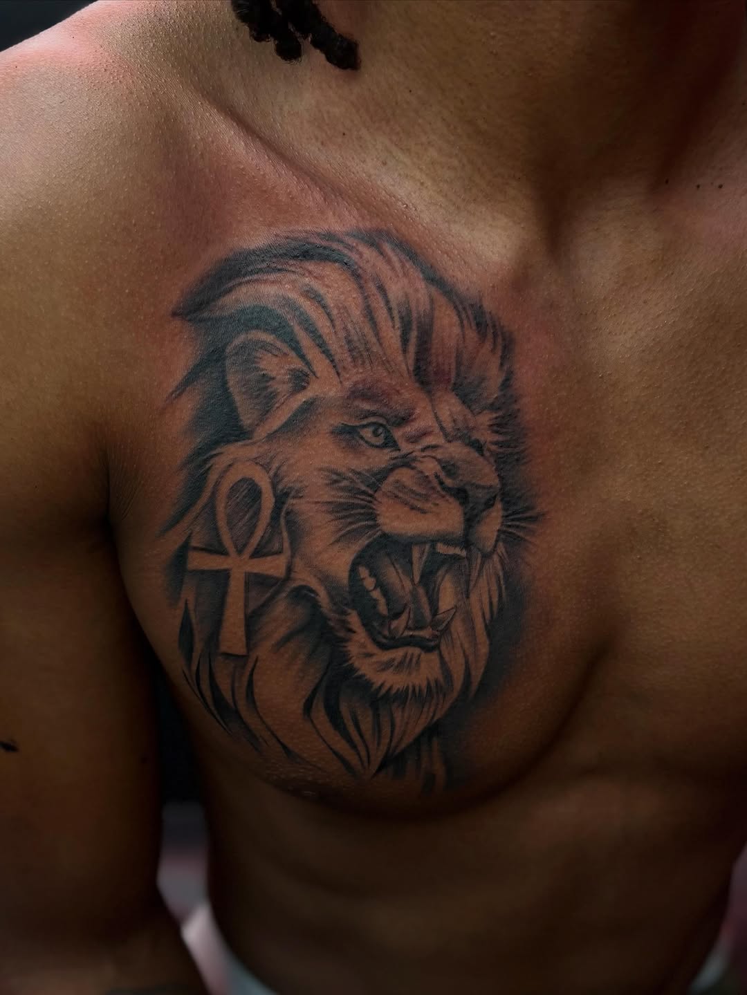 Tattoo by @sincitytattooer — black_and_grey, realism
