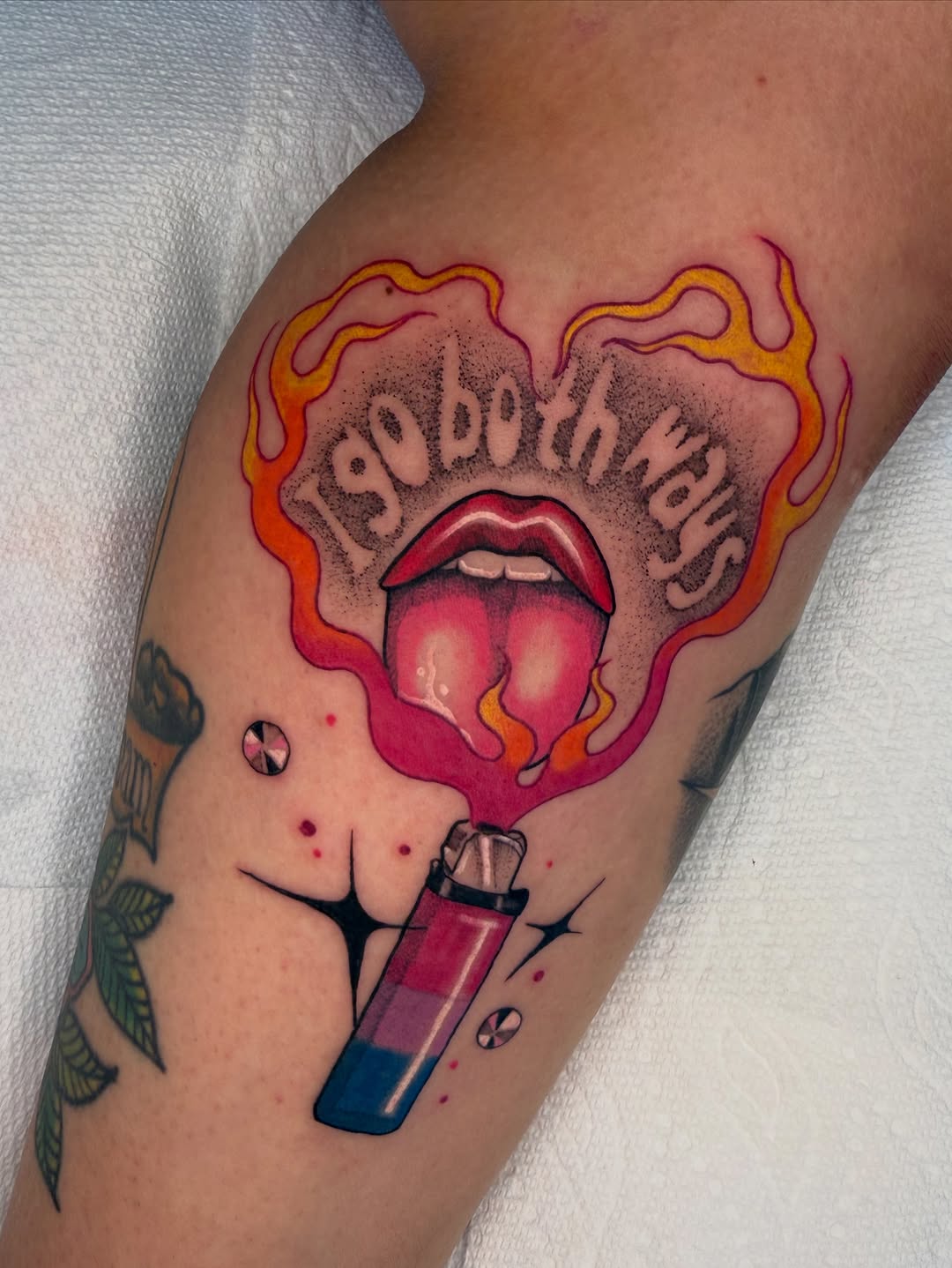Tattoo by @peachyansley β illustrative, new_school