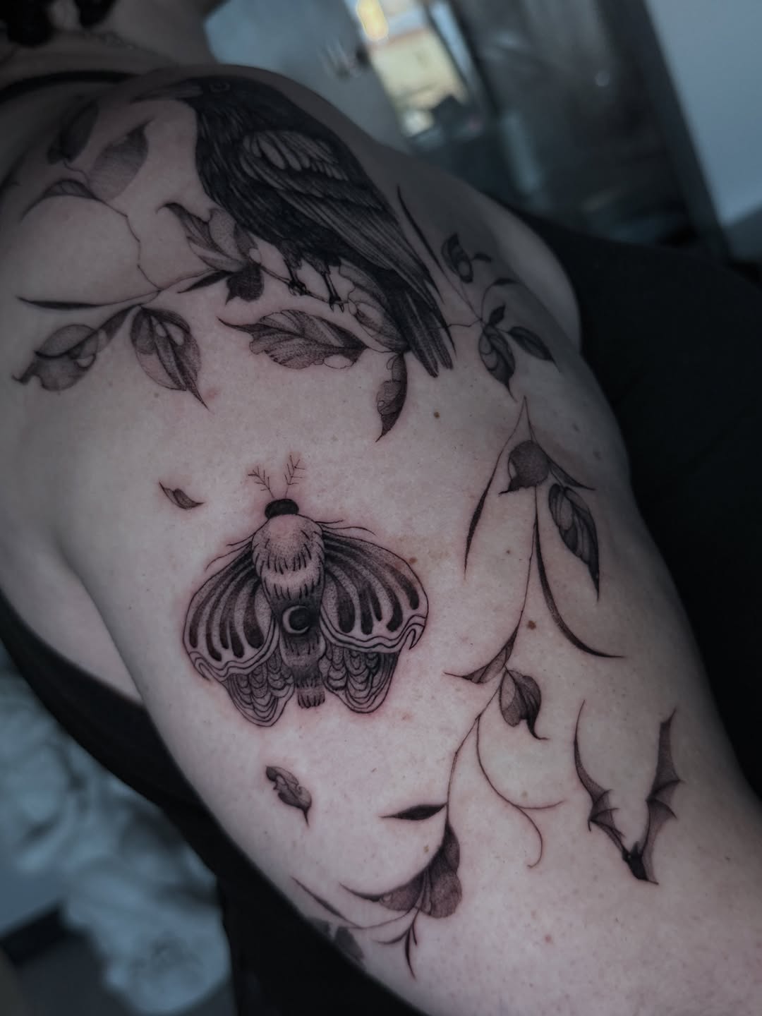 Tattoo by @ink.booo โ black_and_grey, illustrative