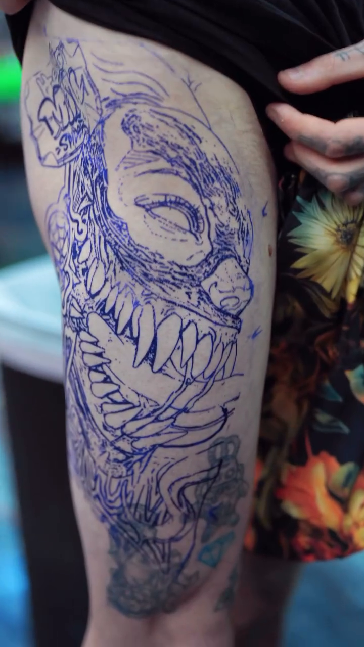 Tattoo by @tattoos_by_junior — trash_polka