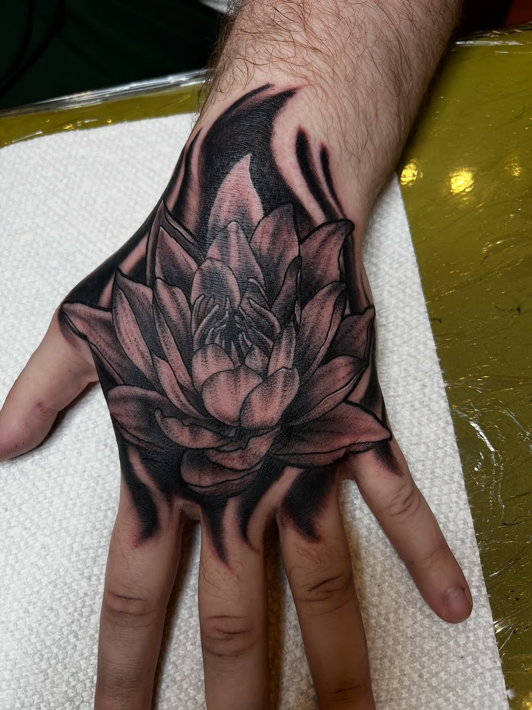 Tattoo by @braytontattoos — black_and_grey, realism
