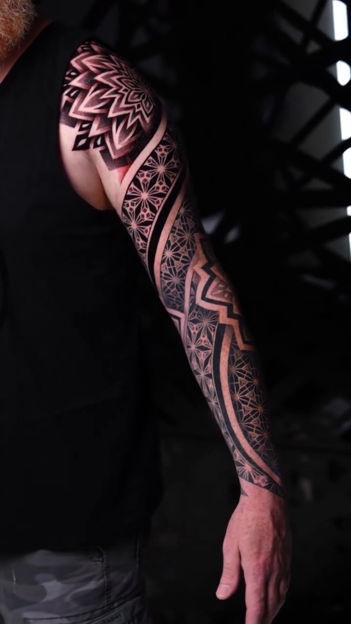 Tattoo by @ilyacascad — geometric, ornamental