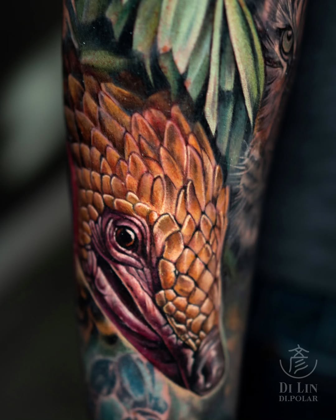 Tattoo by @di.polar β realism, black_and_grey