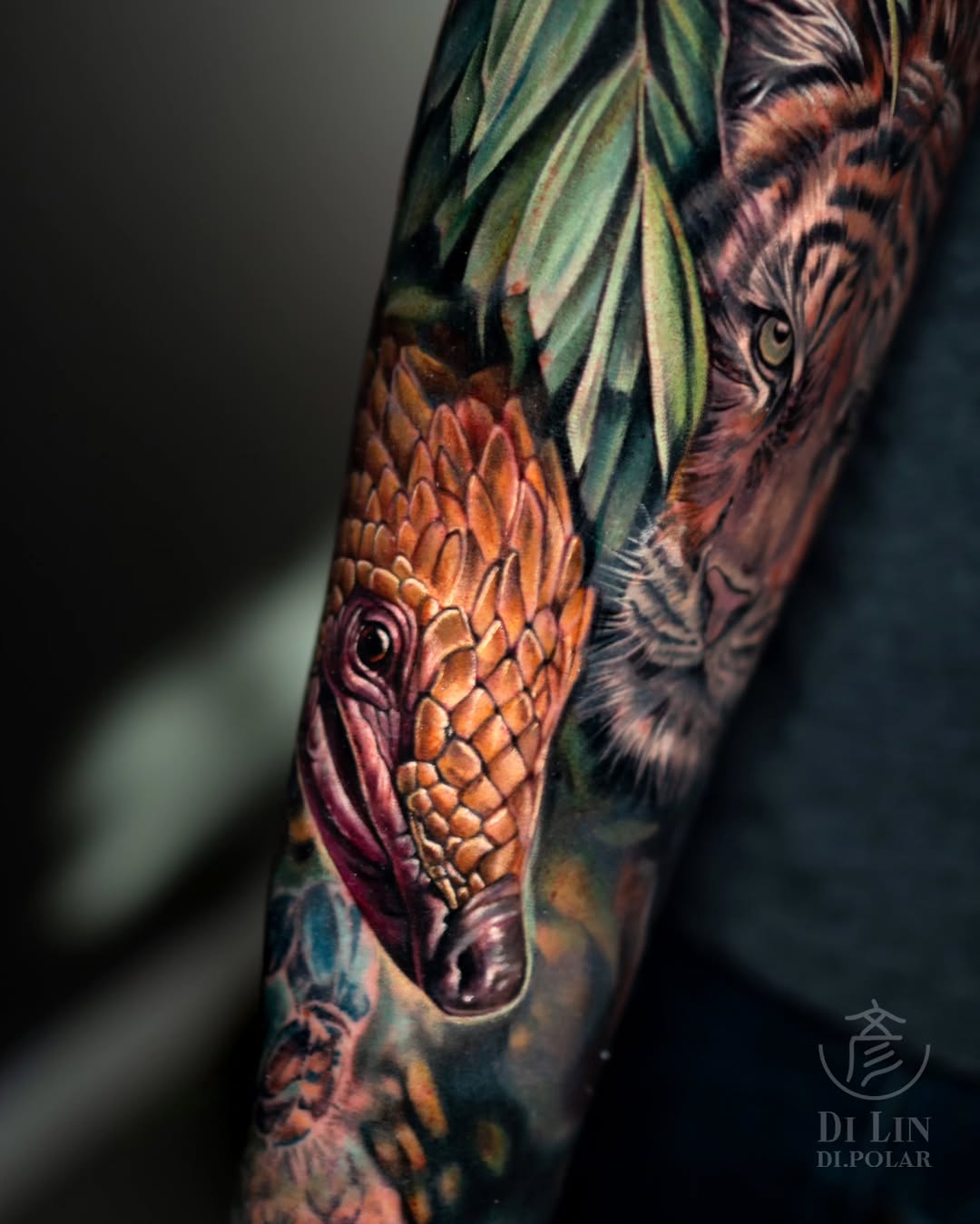 Tattoo by @di.polar β realism, black_and_grey