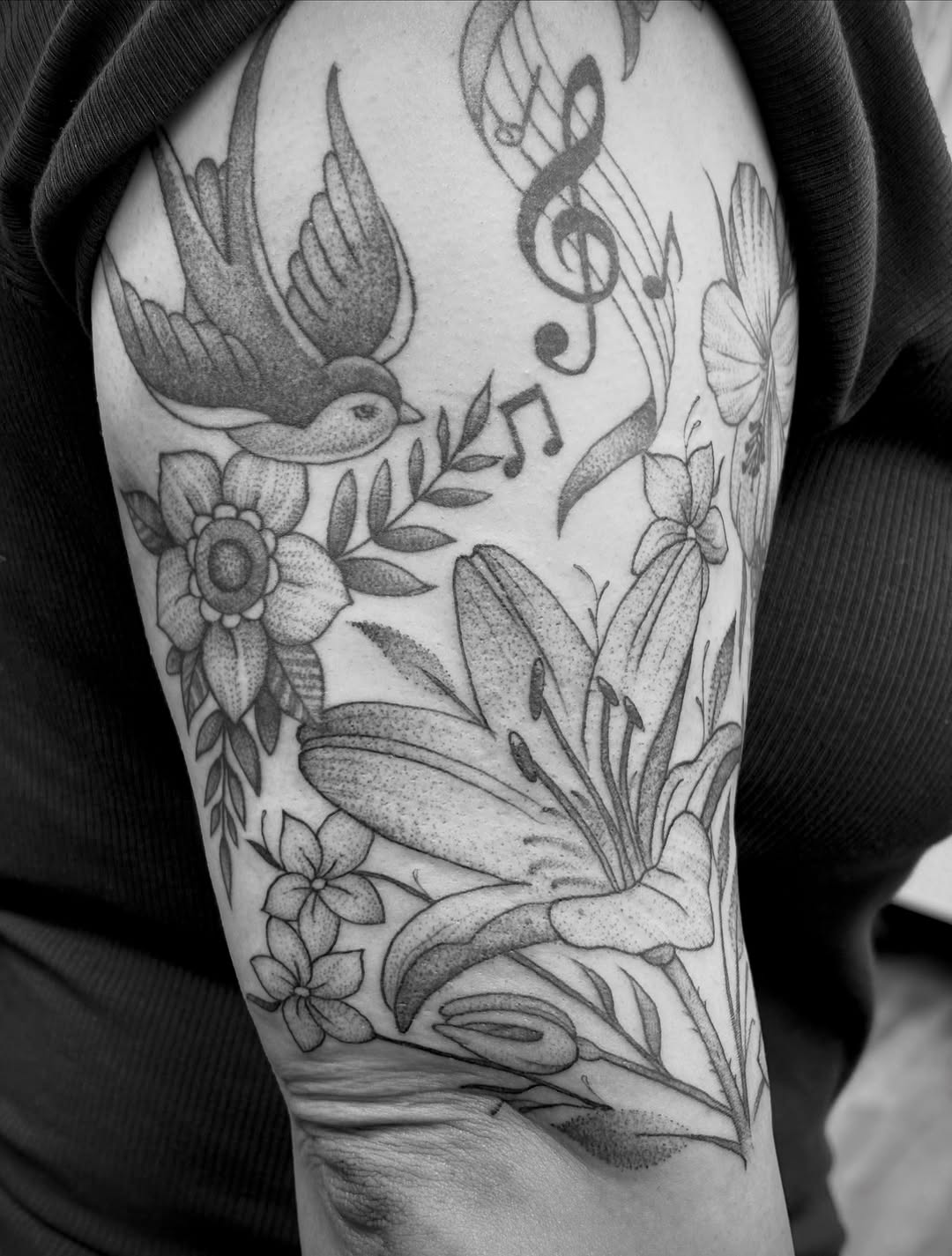Tattoo by @jasonallenaz — dotwork