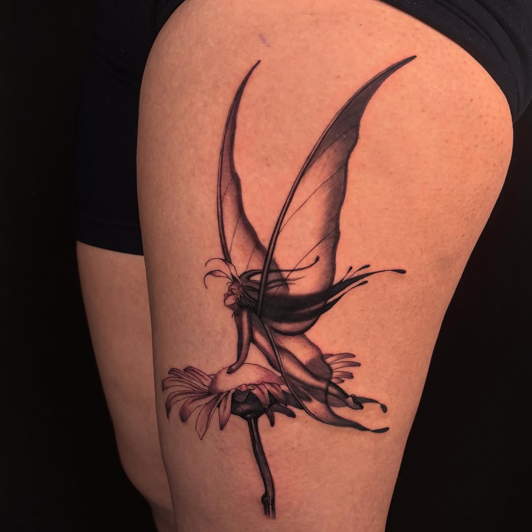 Tattoo by @uuptempo — realism, black_and_grey