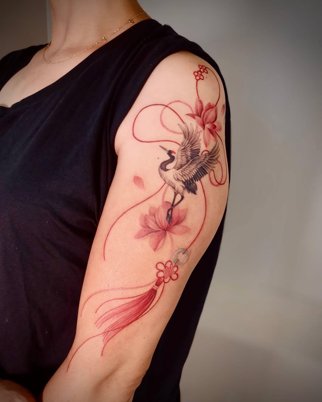 Tattoo by @minaa.ink — illustrative, realism