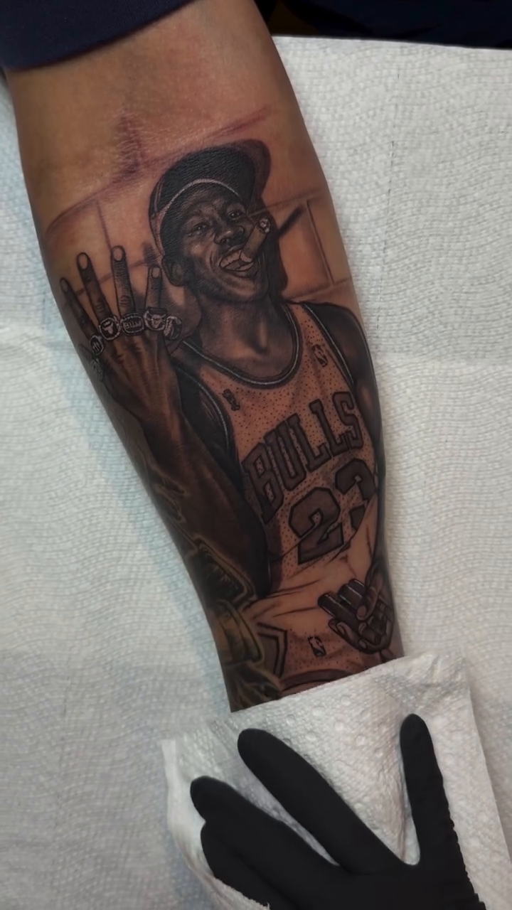 Tattoo by @winonataylortattoos β realism, black_and_grey