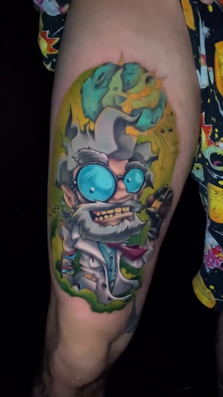 Tattoo by @frankmillerart — new_school