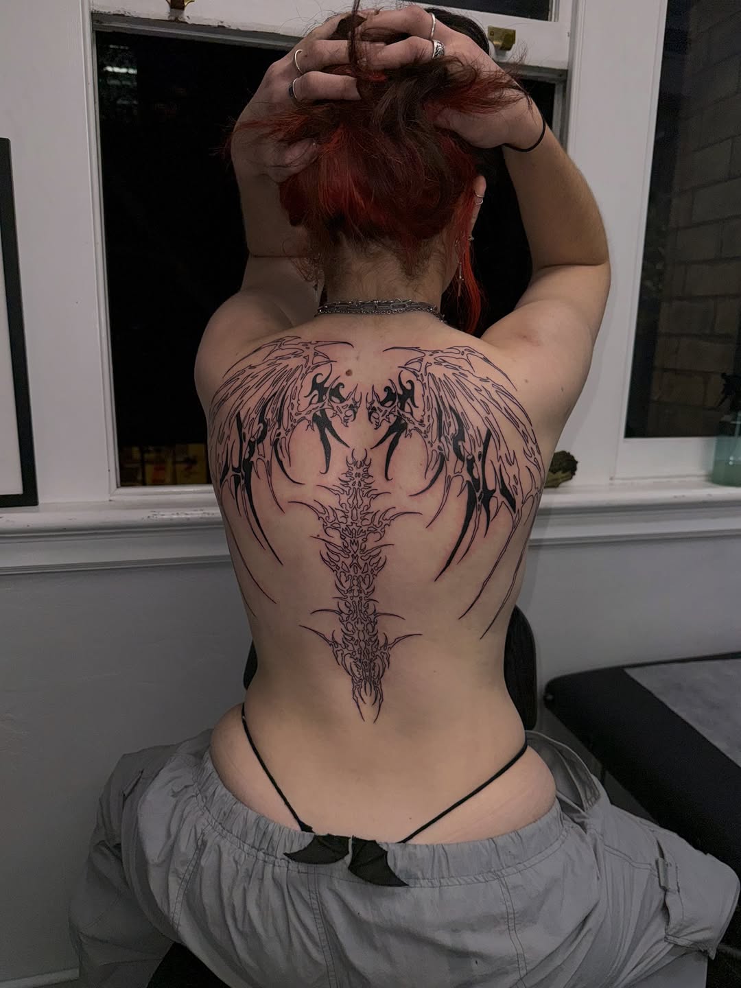 Tattoo by @diiv4n — blackwork, ornamental