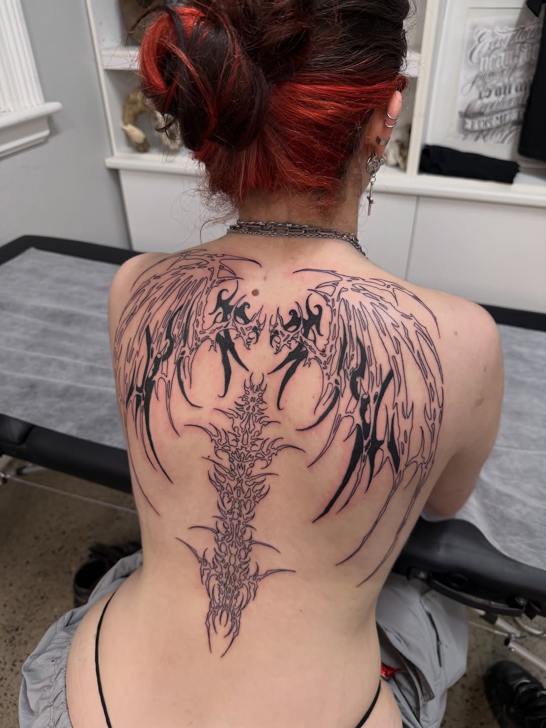 Tattoo by @diiv4n — blackwork, geometric