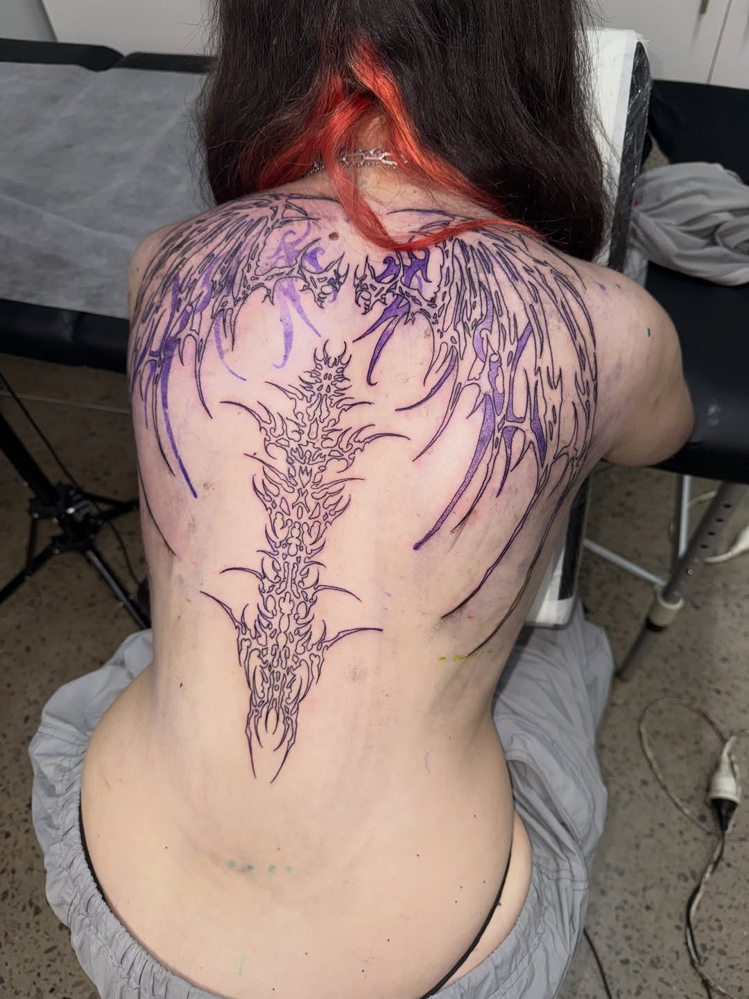 Tattoo by @diiv4n — blackwork, geometric
