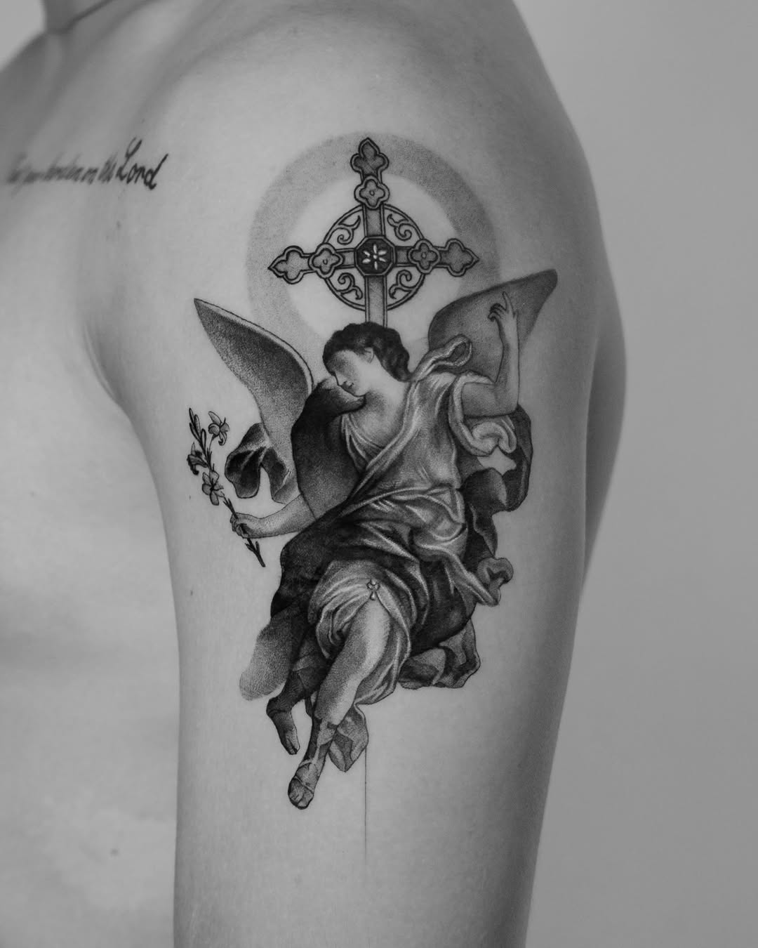 Tattoo by @lai.ink_ — black_and_grey, realism