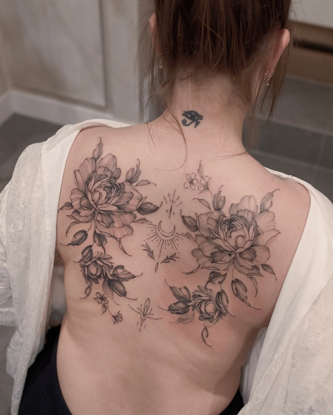 Tattoo by @joyxtattoo — illustrative, black_and_grey