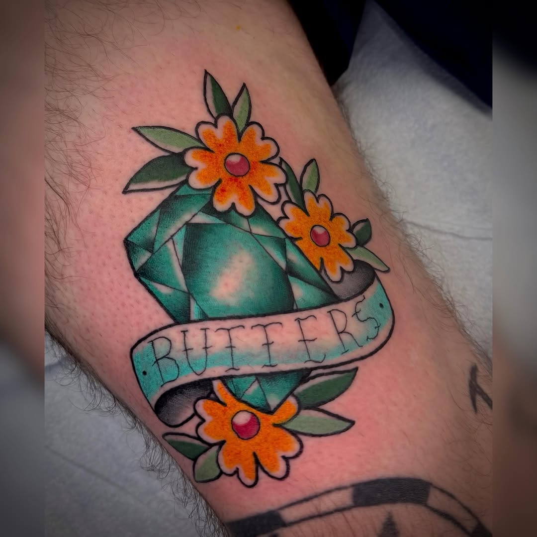 Tattoo by @alyssaquick__ — american_traditional, illustrative