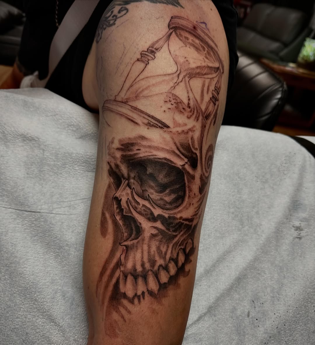 Tattoo by @hellbent.sebastian — realism, dark_realism