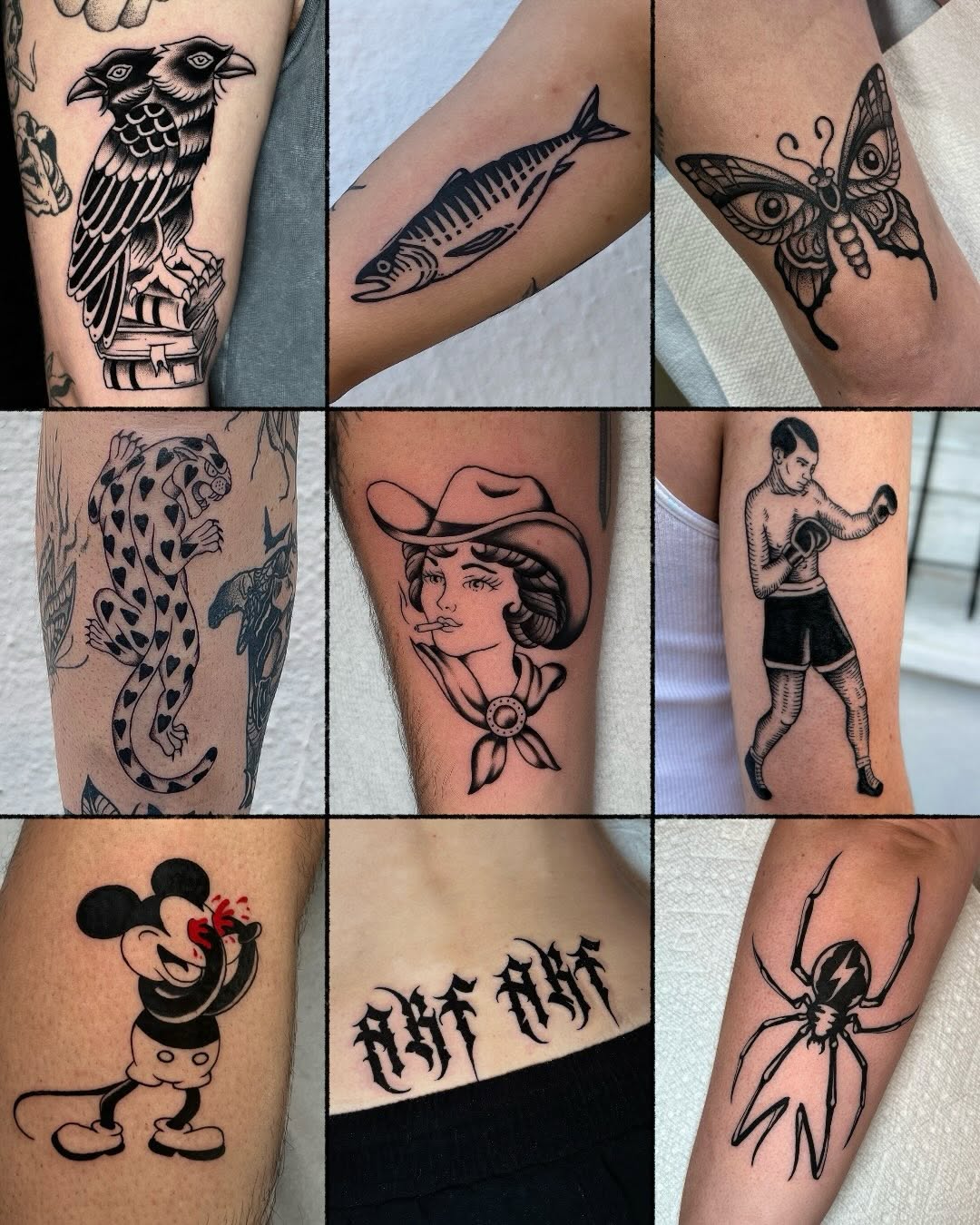 Tattoo by @andrewg.ttt โ american_traditional, illustrative