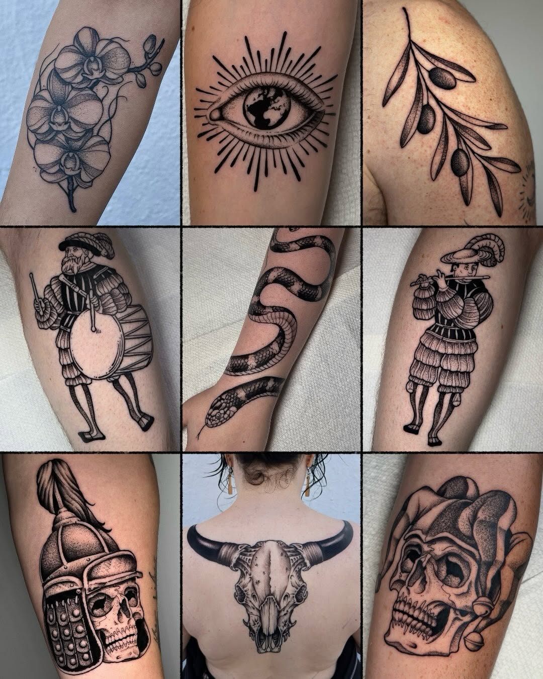 Tattoo by @andrewg.ttt โ illustrative, black_and_grey