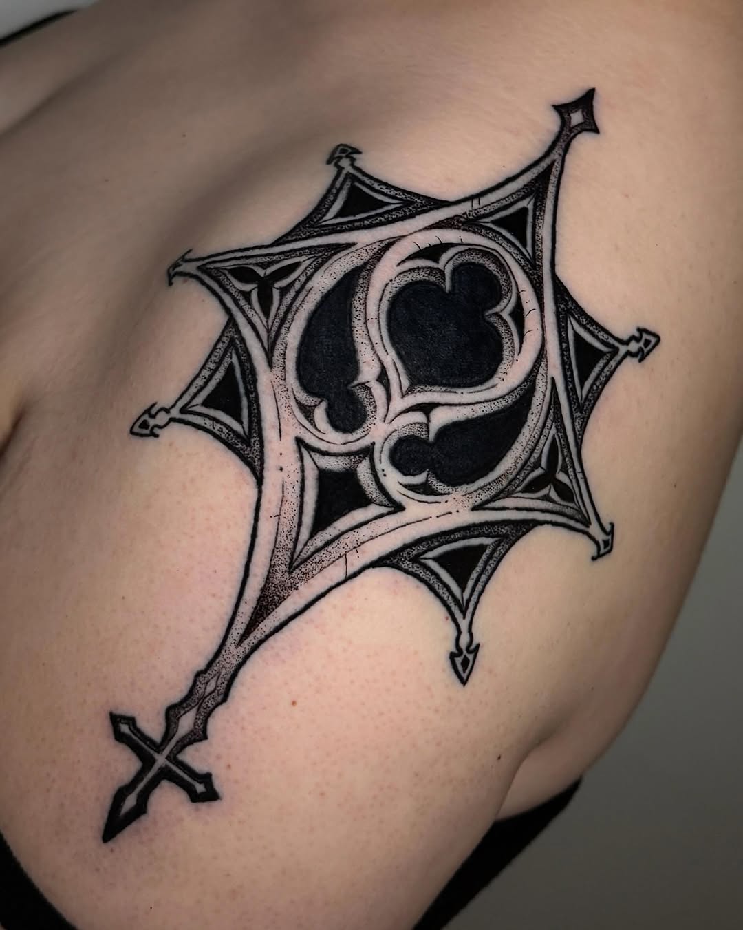 Tattoo by @andrewg.ttt โ blackwork, geometric