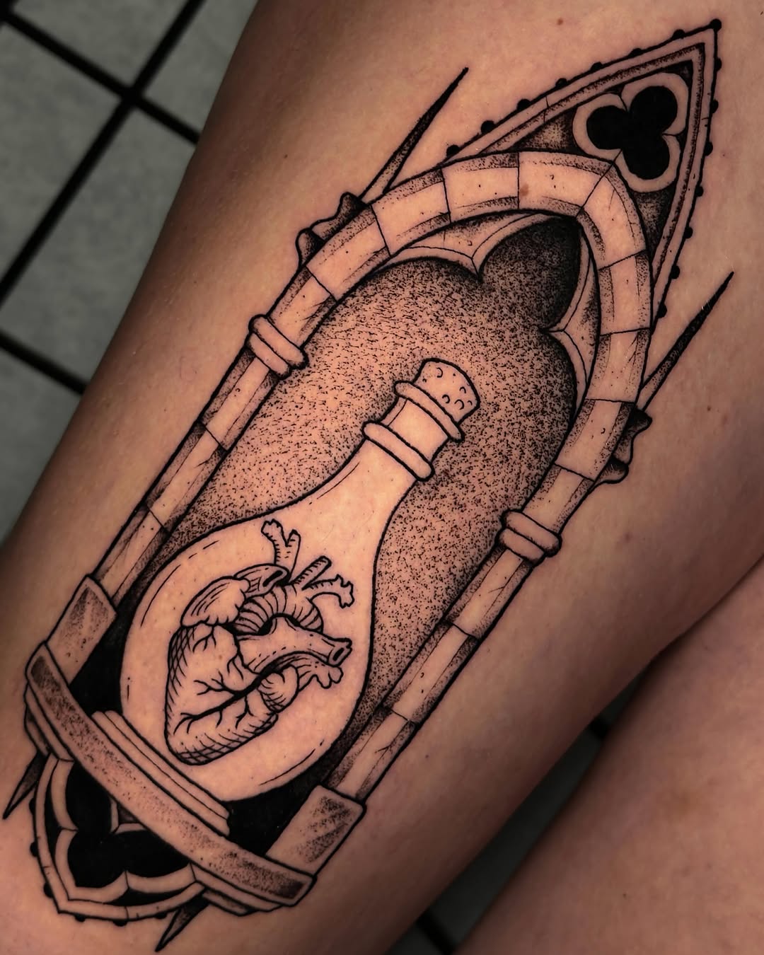 Tattoo by @andrewg.ttt โ illustrative, black_and_grey