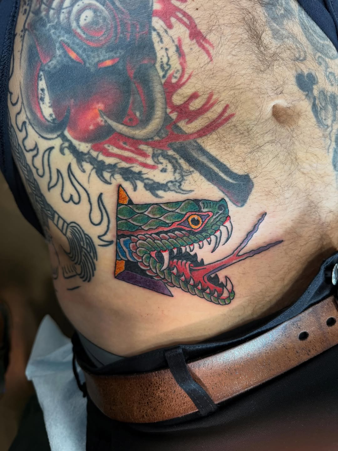 Tattoo by @nickrodintattoo — american_traditional