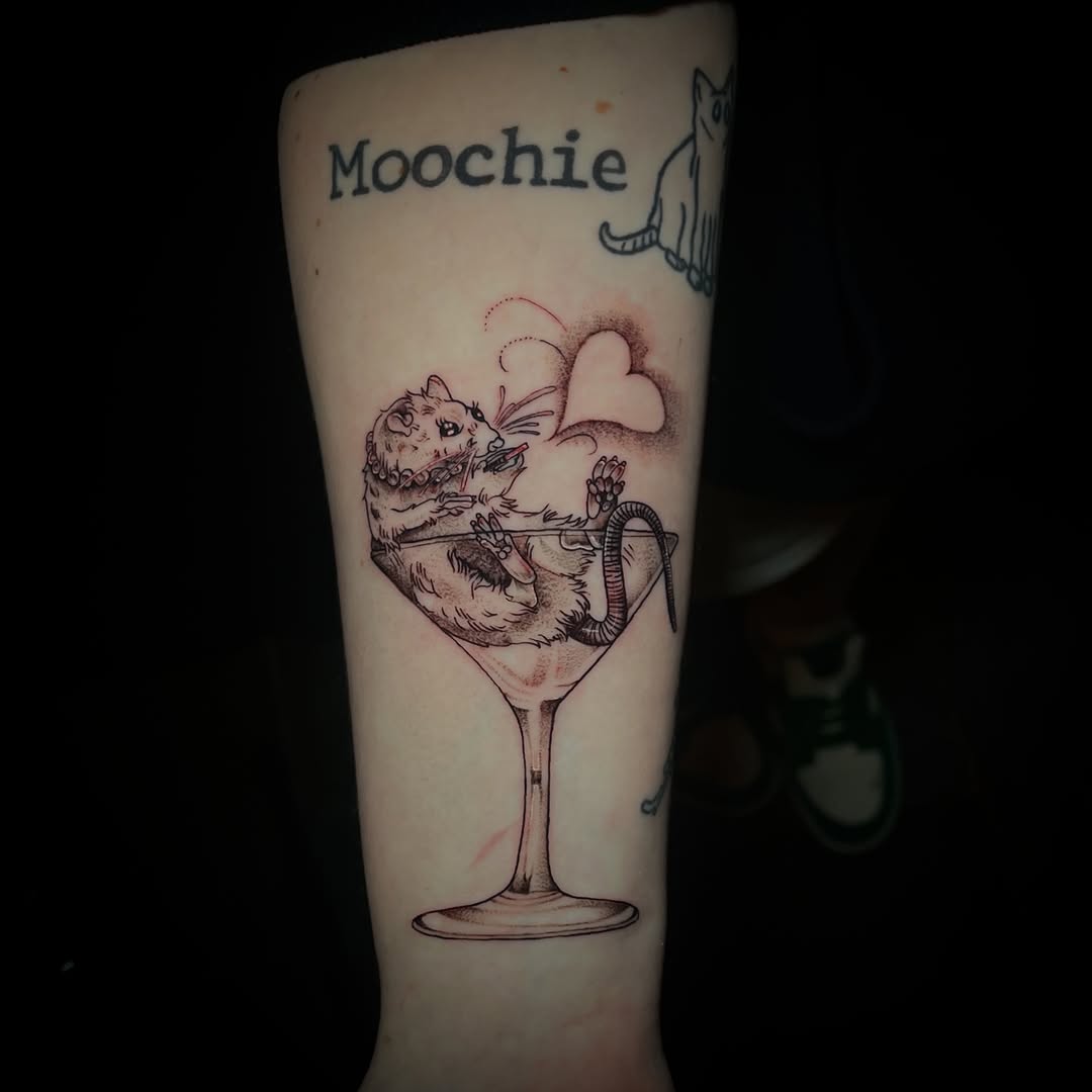 Tattoo by @moogietats — black_and_grey, illustrative