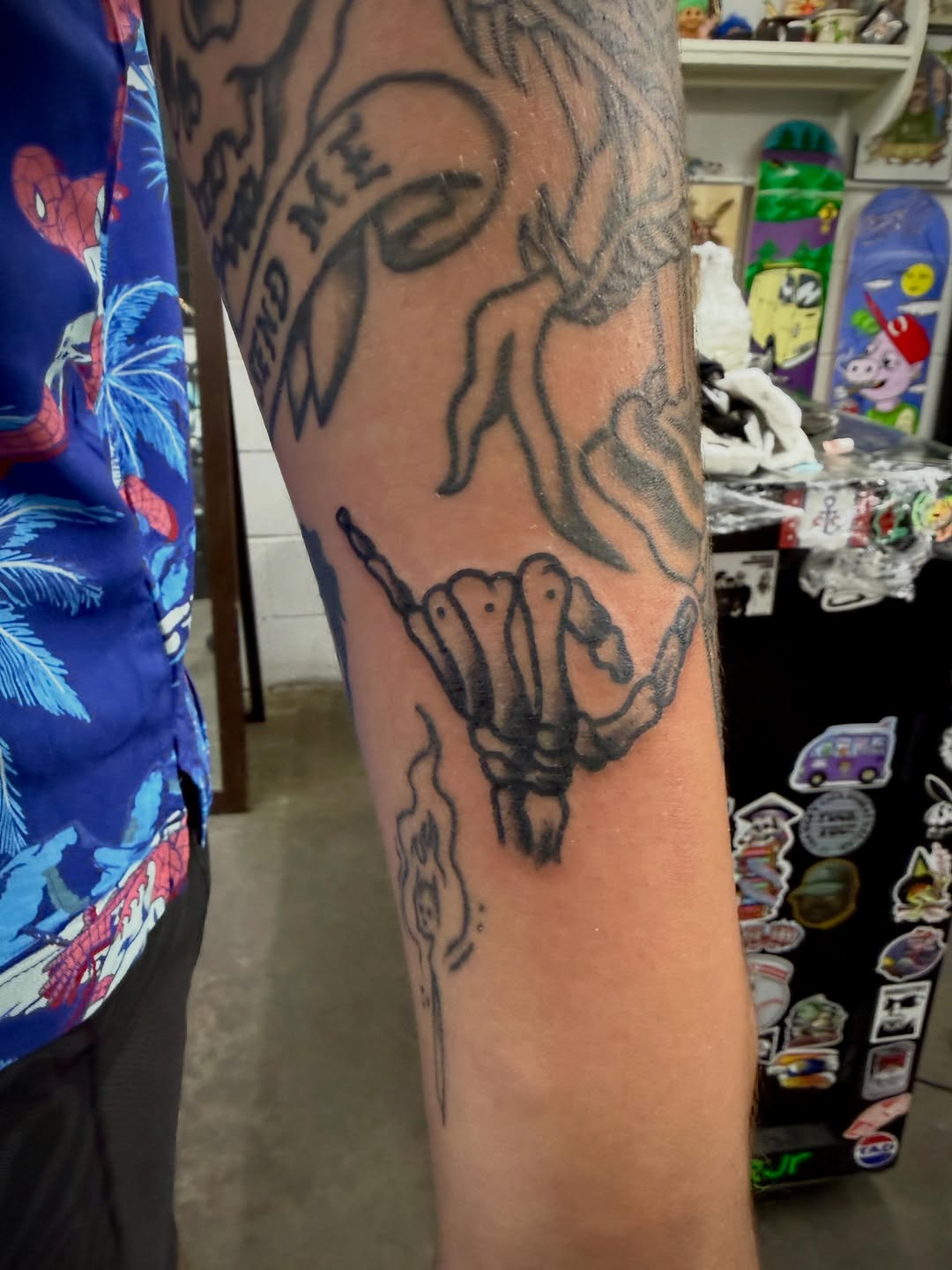 Tattoo by @alicalisart — blackwork