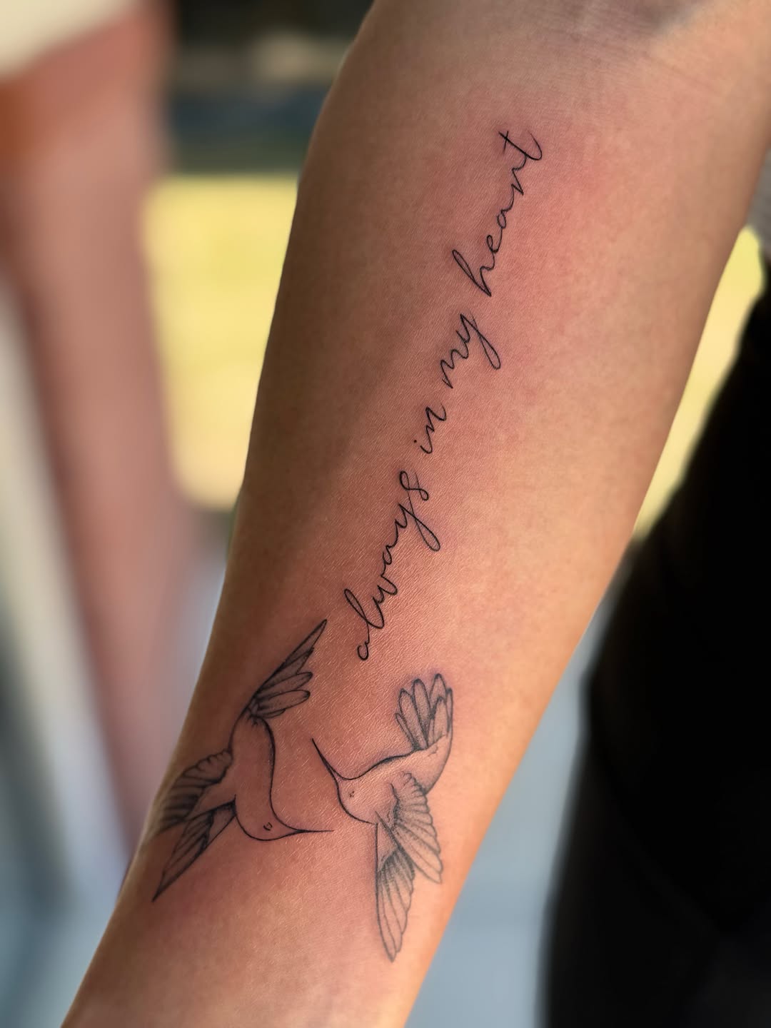 Tattoo by @velletta.tattoos โ fine_line, lettering_script