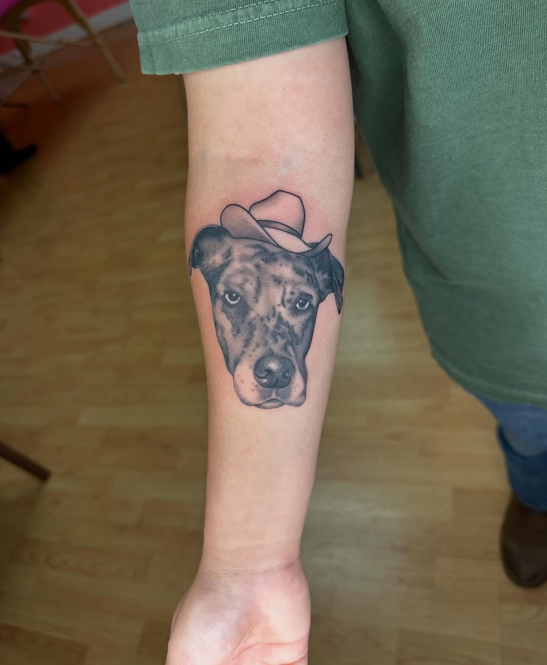 Tattoo by @mandyfostertattoos — realism, black_and_grey