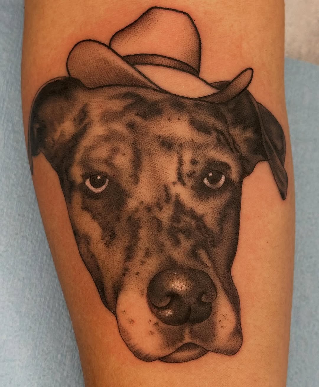 Tattoo by @mandyfostertattoos — realism, black_and_grey