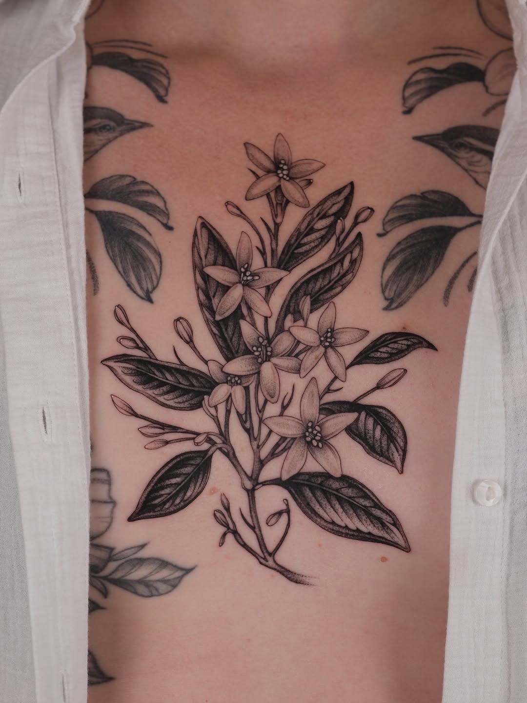 Tattoo by @ellafromhella — black_and_grey, realism