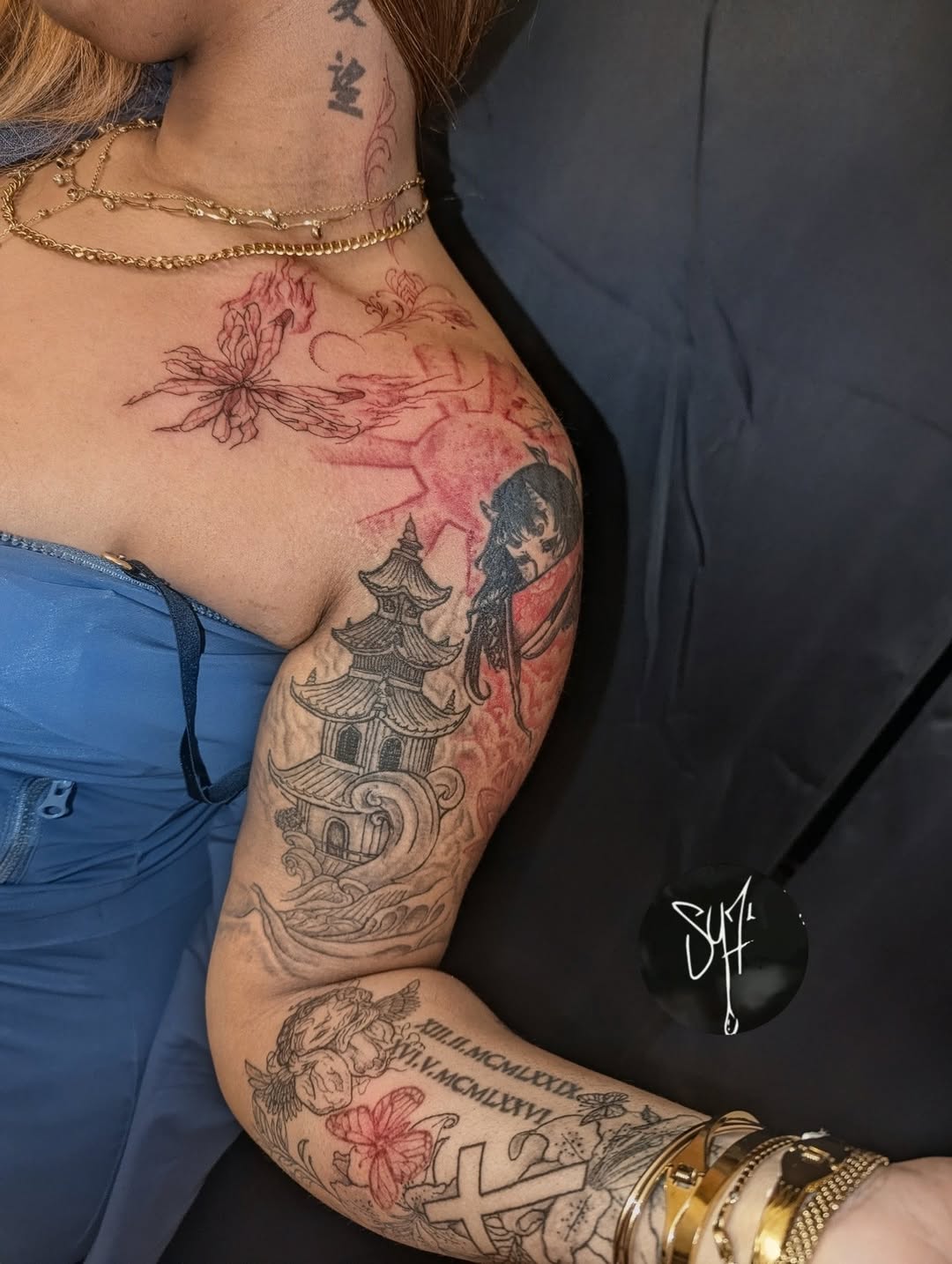 Tattoo by @sy7.tattoos — japanese_irezumi, black_and_grey
