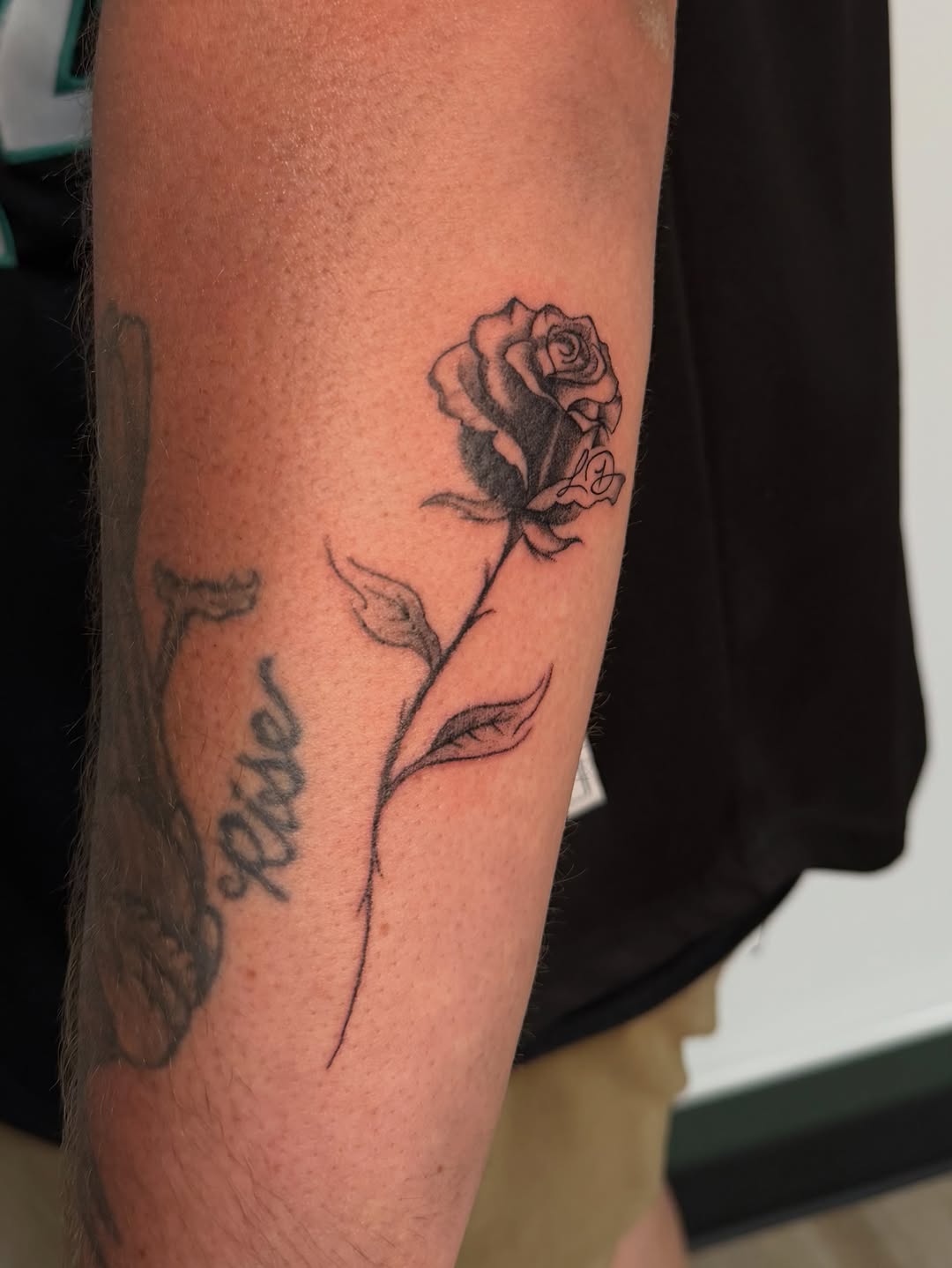 Tattoo by @inkedbybai β fine_line, black_and_grey