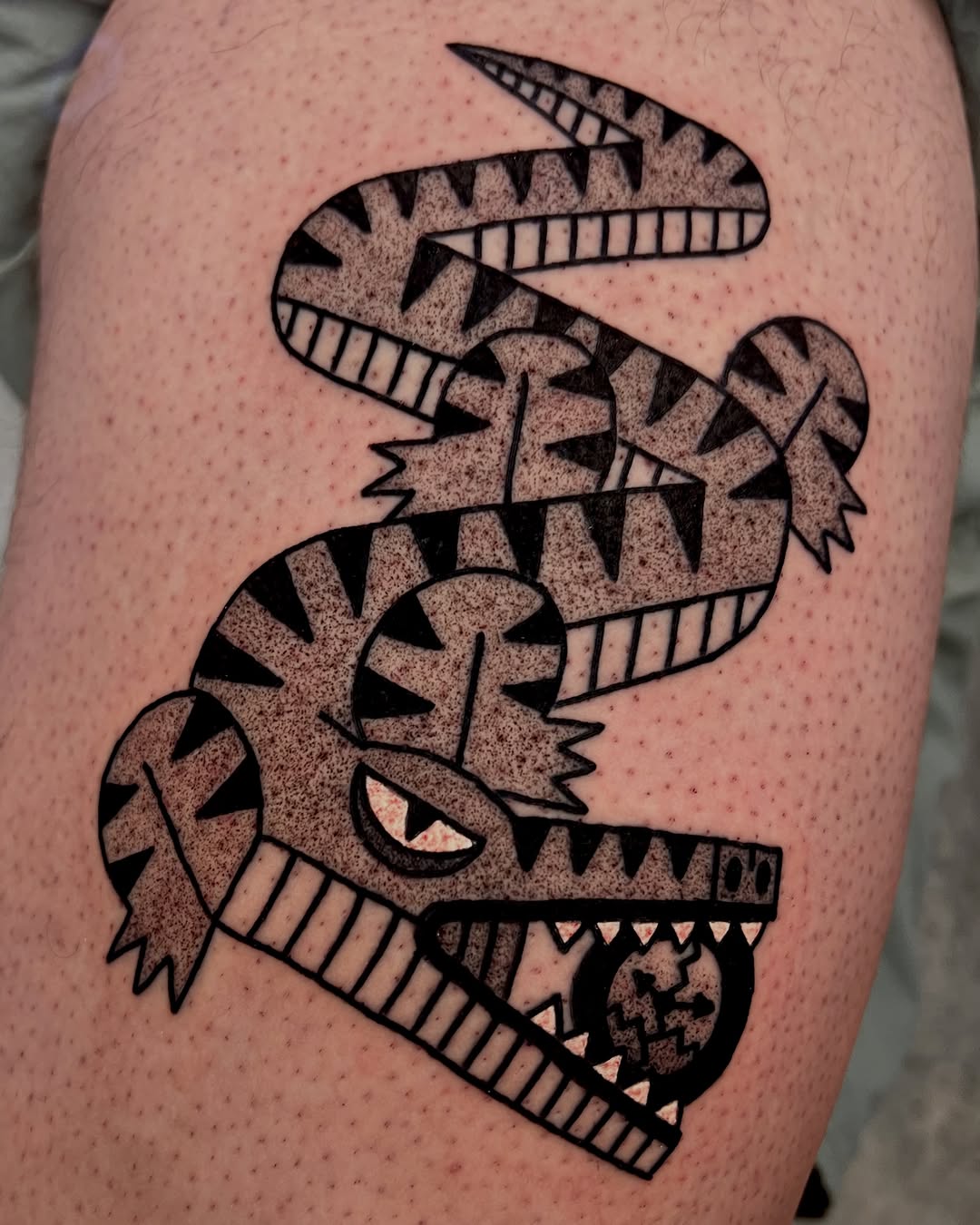 Tattoo by @rakataka.tattoo โ new_school, black_and_grey
