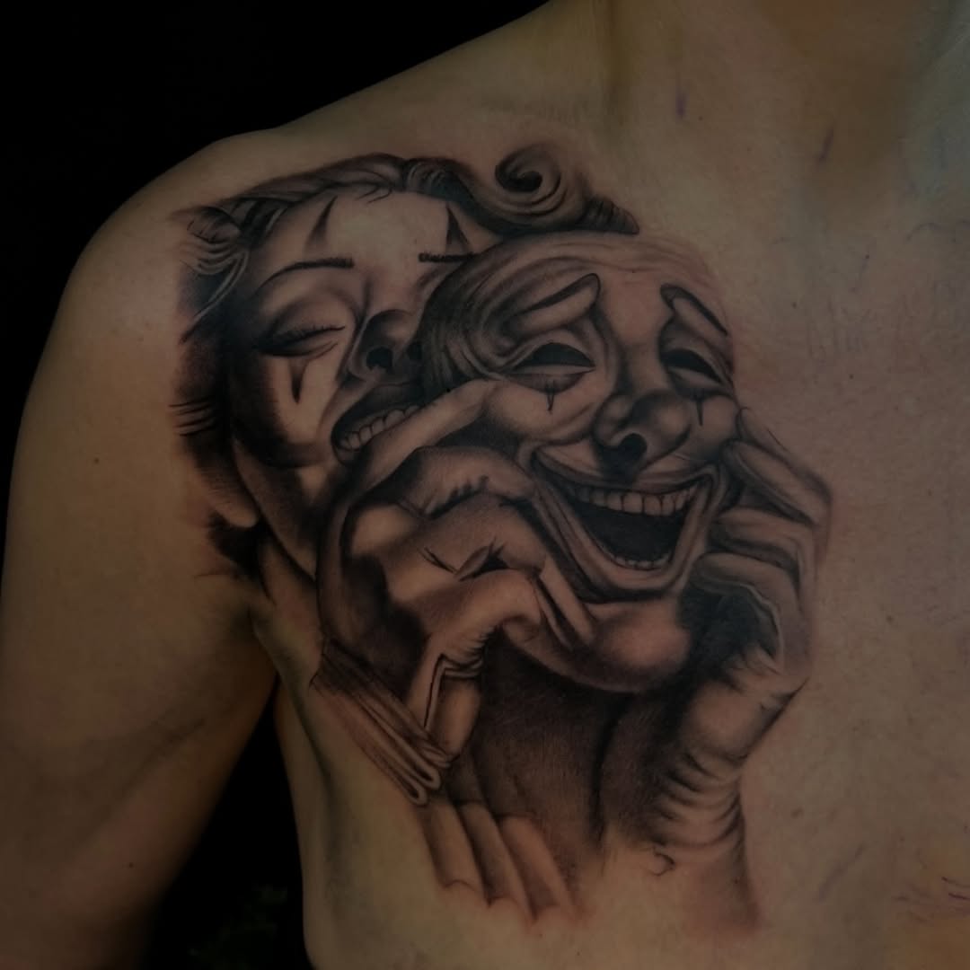 Tattoo by @lalyinkz — black_and_grey, realism