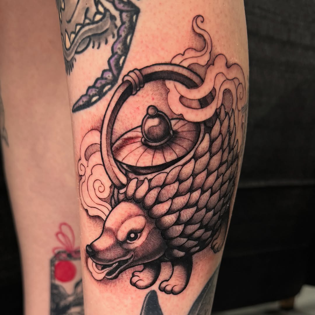 Tattoo by @taylorhealdtattoo โ black_and_grey, realism